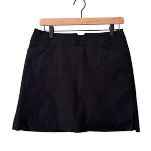 Ativa Black Skort, Cotton Mini Skirt Size 8
